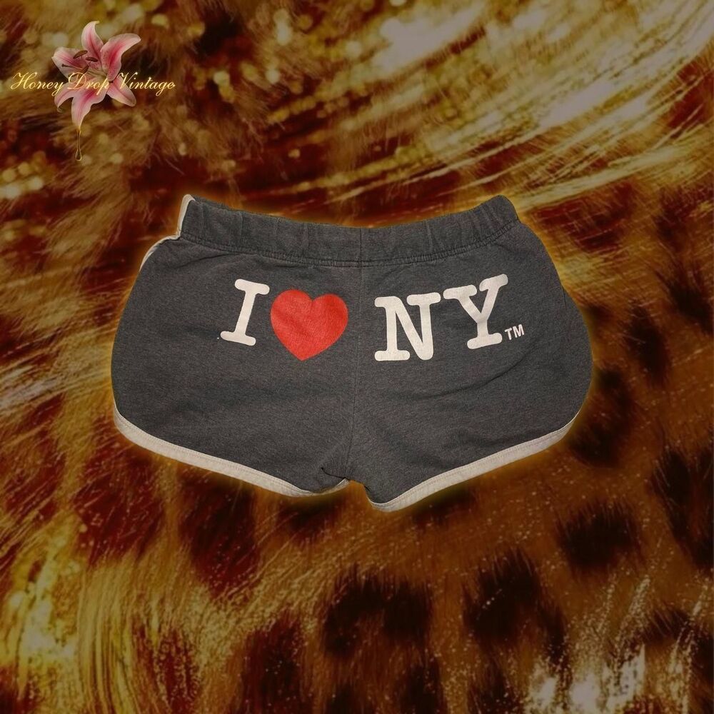 I Love NY Grey Dolphin Shorts
